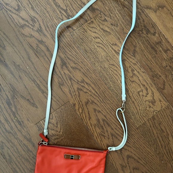 Burnt Orange Furla Crossbody / Wrist Purse - Picture 2 of 5